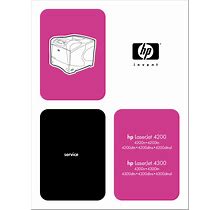 Service Manual For HP Printer Hewlett Packard Laserjet 4200 & 4300 Series - Service Manual For HP Printer Hewlett Packard Laserjet 4200 & 4300 Series