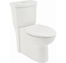 American Standard Clean White Dual Flush Elongated Chair Height 2-Piece Watersense Soft Close Toilet 12-In Rough-In 1.6-GPF | 721AA200S.020