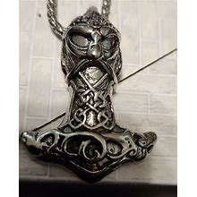 Thors Hammer Necklace Odin Viking Norse NORDIC Chain AMULET