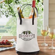 Personalized Vineyard Two Bottle Wine Tote- Personal Creations Customized Tote Bag Luggage Gifts