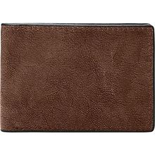 Fossil Men's Leather Slim Minimalist Bifold Front Pocket Wallet For Men