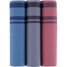 Trafalgar Men's Cotton Modern Handkerchiefs (3 Pack) - Multiple
