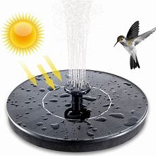 Solar Powered Bird Bath Water Fountain - L