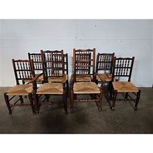 Set Of Eight Mid 1800,S Lancaster Dining Chairs 194656 Shipping Is Not Free Please Conatct Us Before Purchase Thanks