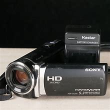 Sony HDR-CX200 Handycam Digital Camcorder Black GOOD/TESTED W Cable/Charger