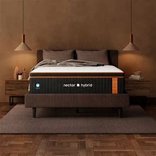 Nectar Premier Copper Hybrid Cal King Mattress 14 Inch - Medium Firm Memory Foam - Steel Springs - Dual Action Cooling Technology - 365-Night Trial