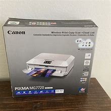 Canon PIXMA MG7720 White Wireless All-In-One Inkjet Printer
