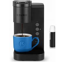 Keurig K-Express Essentials Coffee Maker, Single Serve K-Cup Pod Coffee Brewer, Black - 3 Cup Sizes 6, 8, & 10Oz, 36 OZ Removable Reservoir - BROAG
