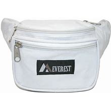 Everest Bags | Everest Durable Polyester Fabric Waist Pack (Pack Of 5) | Color: White | Size: Os