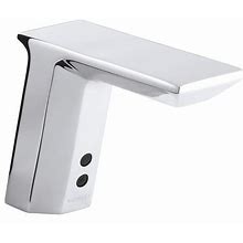 Kohler Straight Spout Bathroom Faucet: Kohler, Insight, Chrome Finish, 0.5 Gpm Flow Rate, Motion Sensor Model: K-13467-CP