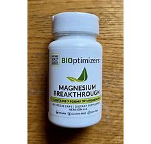 Bioptimizers Magnesium Breakthrough All 7 Essential Forms 30 Caps Free Shipping
