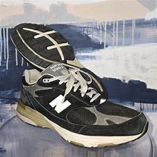 New Balance Shoes | New Balance Mr993bk Men's Size 13 Us Black Grey Athletic Shoes Made Usa | Color: Black/Gray | Size: 13