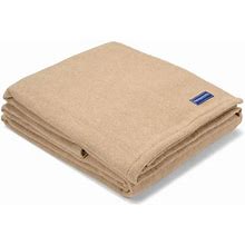 Faribault Mill Lakefront Wool Blanket - Blankets & Throws In Beige | Size 96.0 H X 108.0 W In | P110116695_73464968_73465012 | Perigold