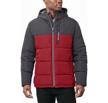 Nautica Men's Hooded Parka Jacket, Water And Wind Resistant