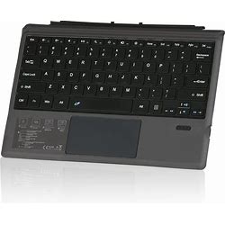 Rapoo XK200 Bluetooth Microsoft Surface Pro 7+/Pro 7/Pro 6/Pro 5/Pro 4/Pro 3 Keyboard Case With Trackpad - Detachable Wireless Keyboard Type Cover