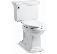 KOHLER Memoirs The Complete Solution White Elongated Chair Height 2-Piece Watersense Soft Close Toilet 12-In Rough-In 1.28-GPF | 98994-0