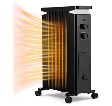 1500W Portable Oil Filled Radiator Heater With 3 Heat Settings