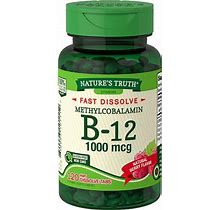 B12 Vitamin Sublingual Tablets | 1000 Mcg | 120 Count | Nature's Truth