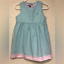 Tommy Hilfiger Dresses | Tommy Hilfiger Girls Dress | Color: Blue/Pink | Size: 3Tg