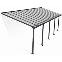 - Canopia Olympia 10 ft. X 30 ft. Patio Cover For 10 X 30 Gray/Bronze