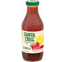Santa Cruz Organic Strawberry Lemonade, 8-Pack Of 16-Oz. Bottles