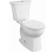 American Standard Edgemere White Dual Flush Elongated Chair Height 2-Piece Watersense Soft Close Toilet 12-In Rough-In 1.6-GPF | 765AA200.020