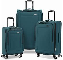 Samsonite Saire LTE Softside Expandable Luggage With Spinners | Pine Green | 3PC (CO/MED/LG)