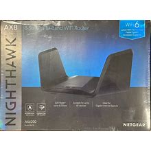 Netgear Nighthawk Tri-Band 8-Stream AX6200 Wifi 6 Router (RAX78-100NAS)