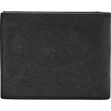 Fossil Men's Ingram Leather RFID-Blocking Bifold Wallet With Flip ID Window For Men