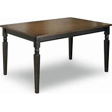 Signature Design By Ashley Casual Owingsville Dining Table Black/Brown